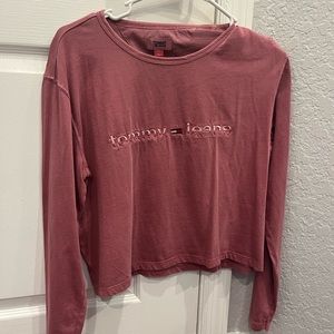 Dark pink Tommy Hilfiger long sleeve